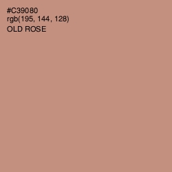 #C39080 - Old Rose Color Image